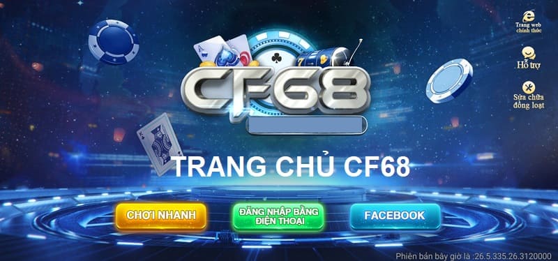 Cổng game CF68 - Địa chỉ cá cược hàng đầu