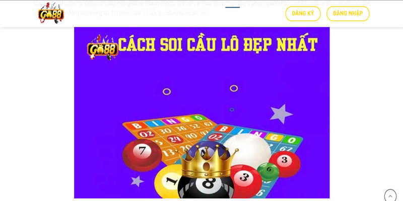 Lô đề online của Go 88 trải nghiệm kỳ thú